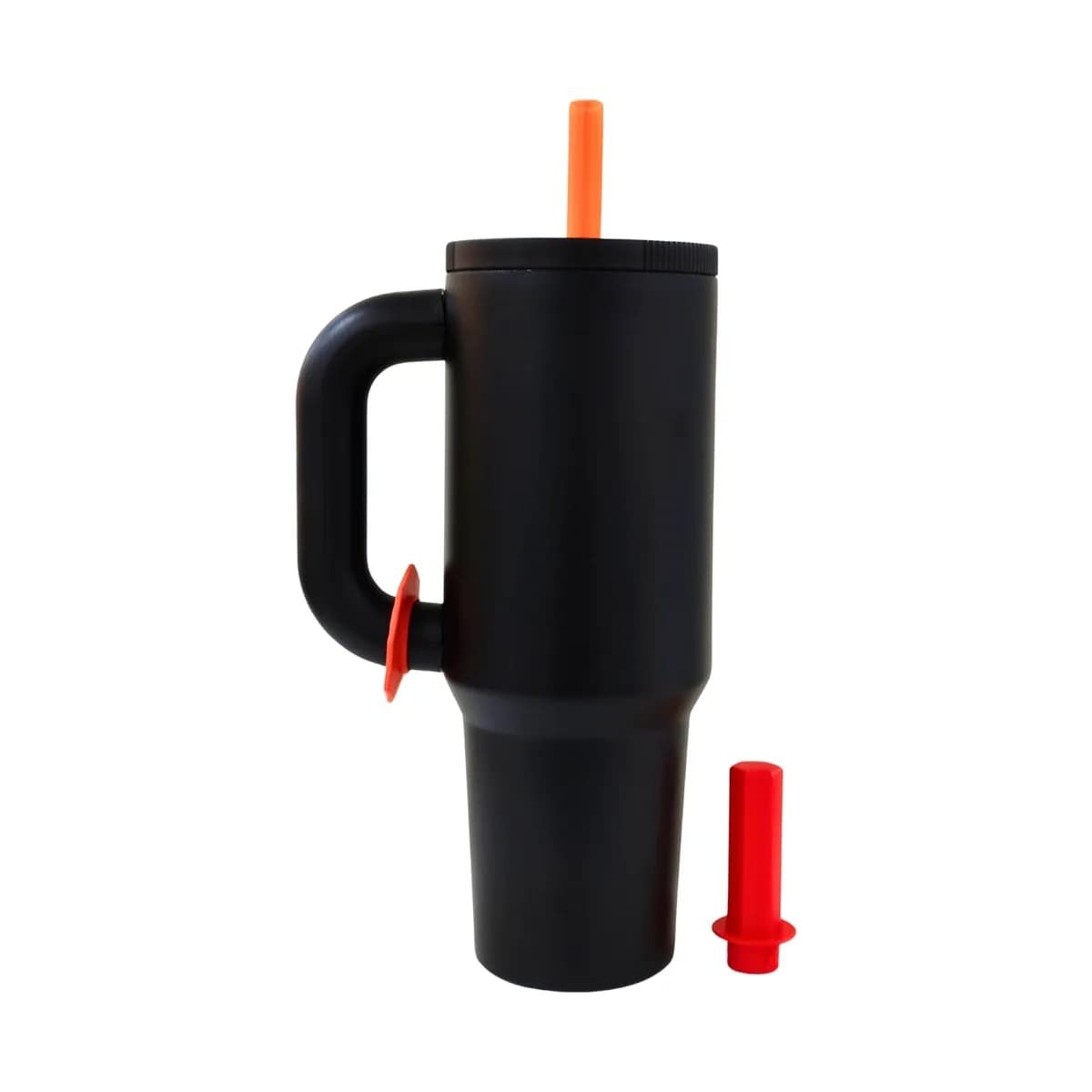 Colour-Pop Insulated Tumbler with Handle & Straw