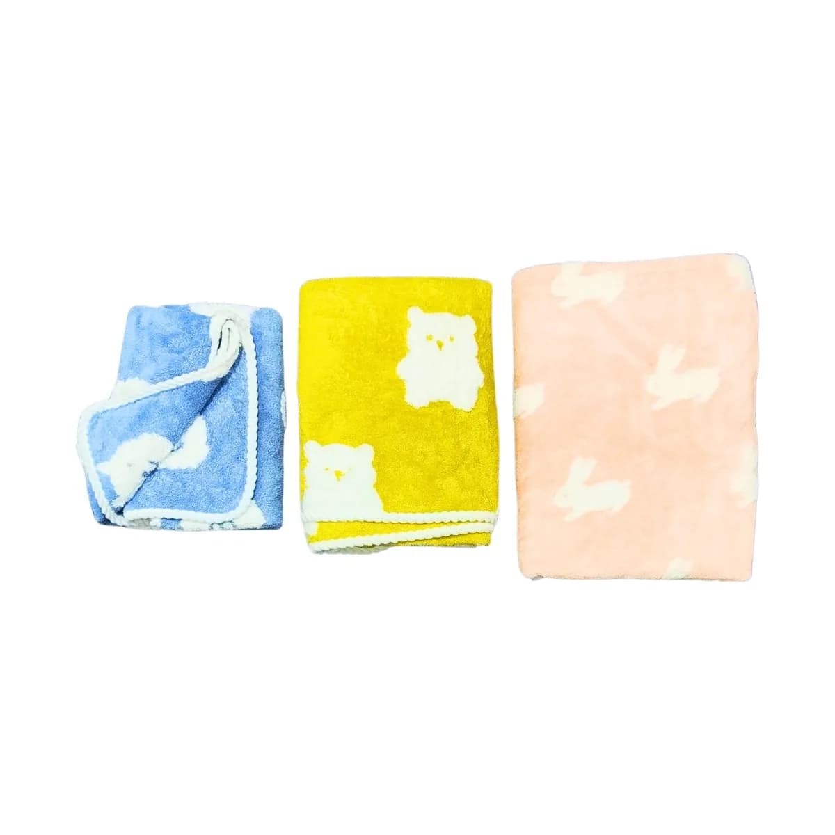 Coral Fleece Kids Towel – Animal Print