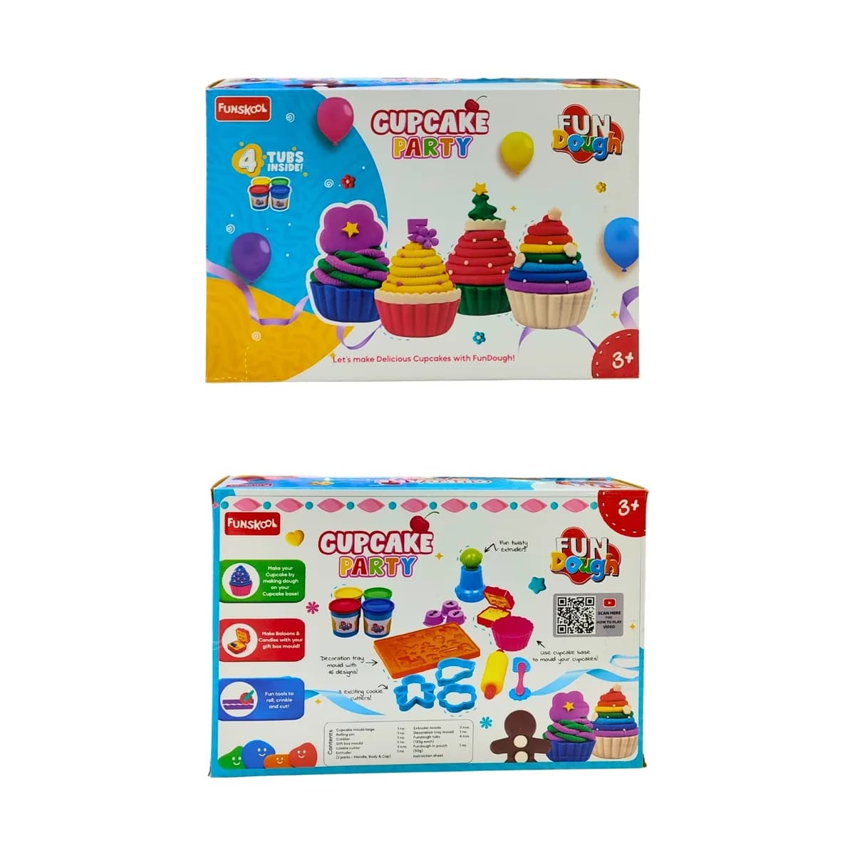 Funskool Fun Dough Cupcake Party Set