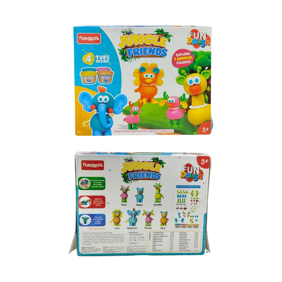 Funskool Fun Dough Jungle Friends Set