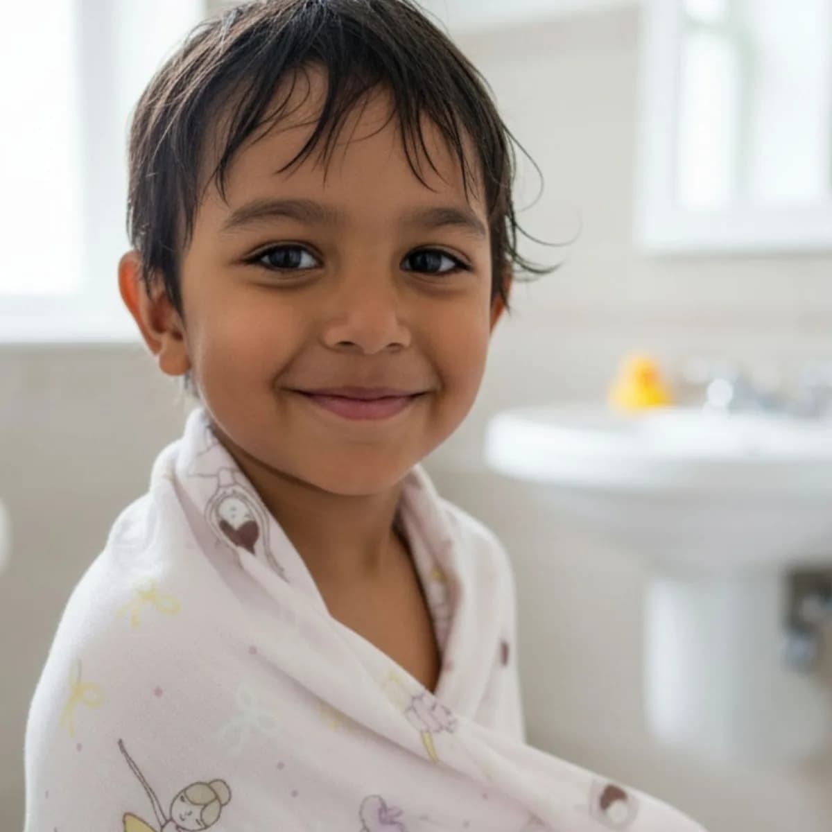 Printed Muslin Baby Bath Towel