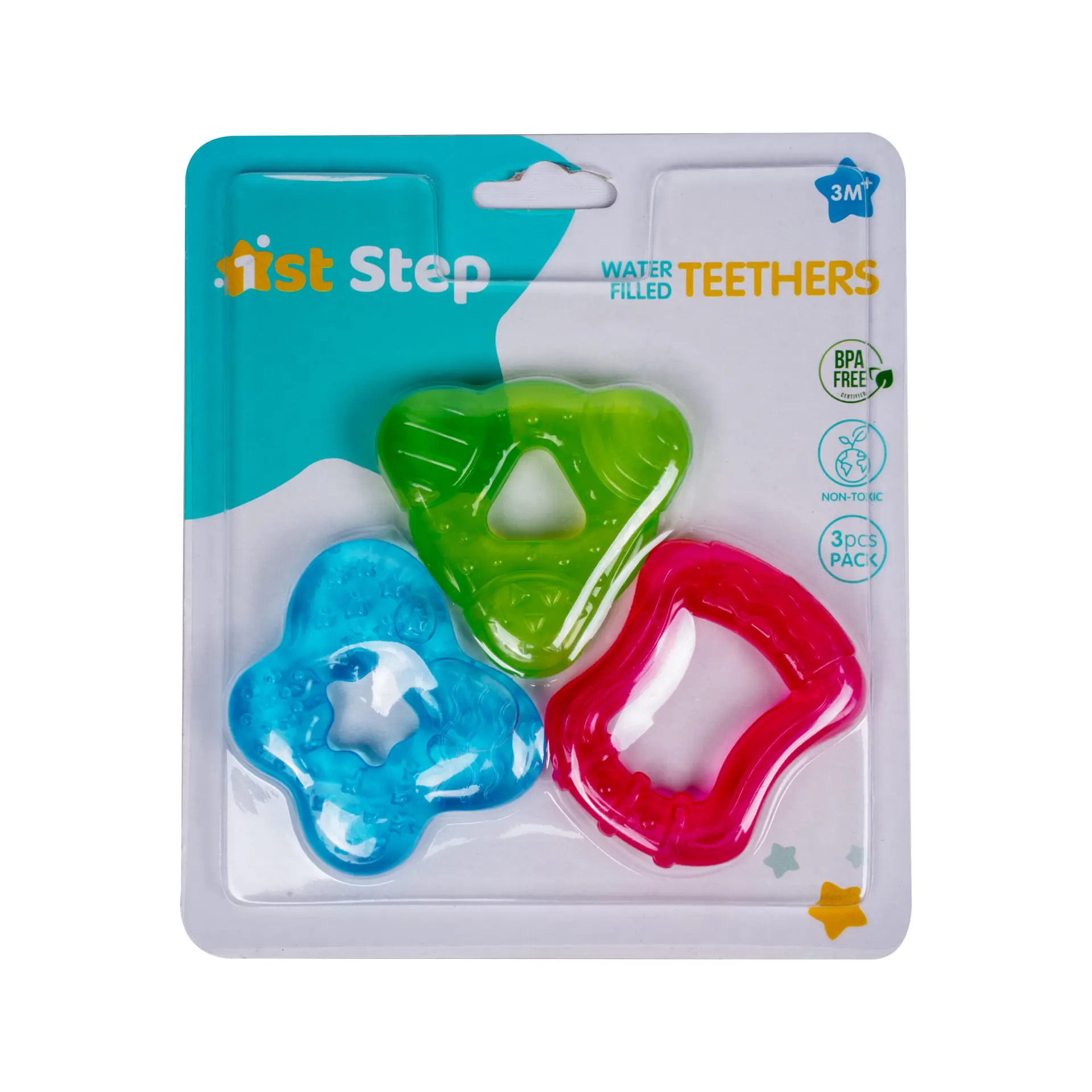 First Step 3 Pc Pack of Water Teether