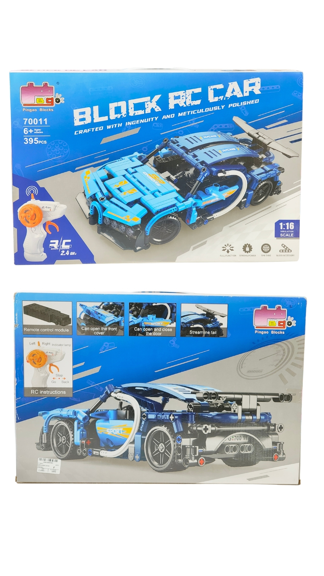 Block RC Car