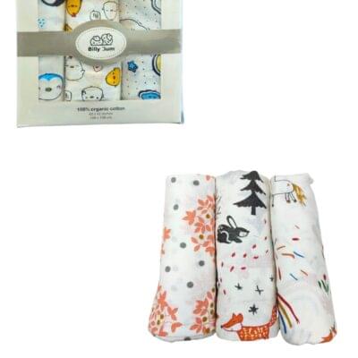 Muslin Swaddle Set of 3
